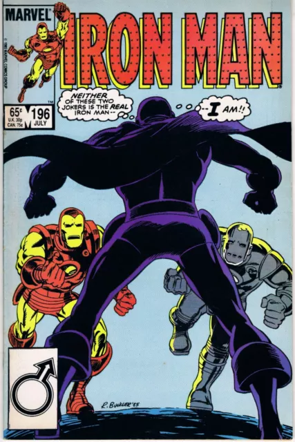 IRON MAN Marvel Comic July 1985 Vol 1 No 196