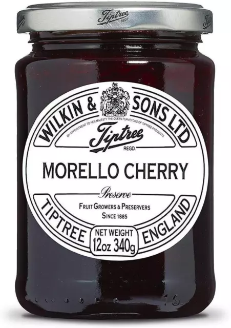 Tiptree Morello Cherry Conserve 340g Jar Pack of 1, 2 or 6