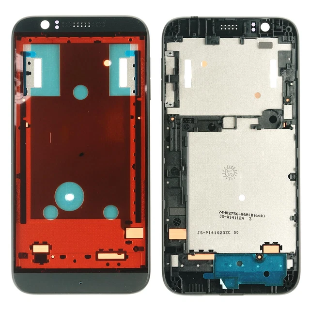 Original HTC Desire 510 Avant Boîtier Étui Pour Affichage Colle Cadre, Noir