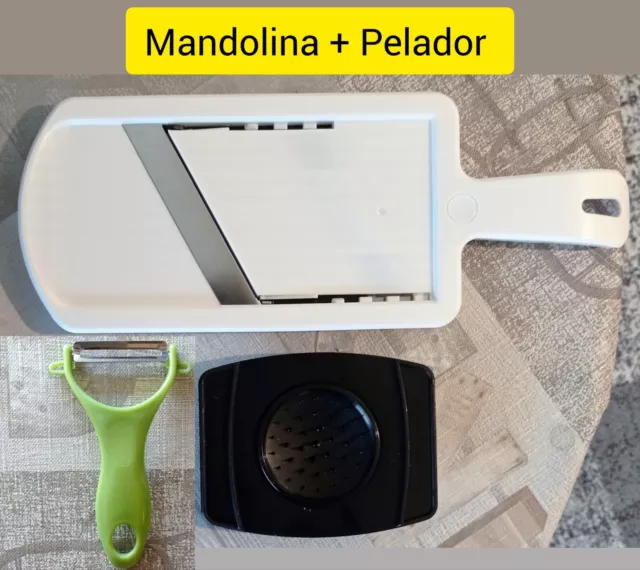 Pelador + Fackelmann Mandolina de Cocina profesional ajustable Cortador Verduras