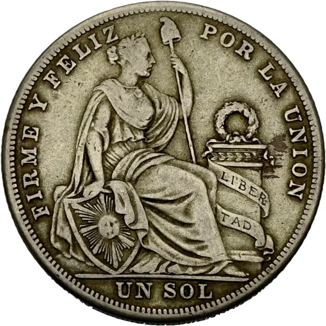PRAGER: Peru, 1 Sol 1926, Silber [1407]#k