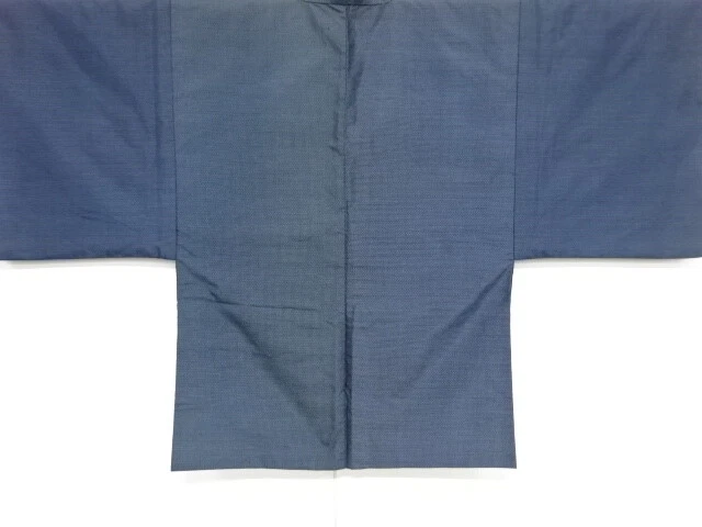 39306# Japanese Kimono / Antique Mens Haori / Doro Oshima Tsumugi