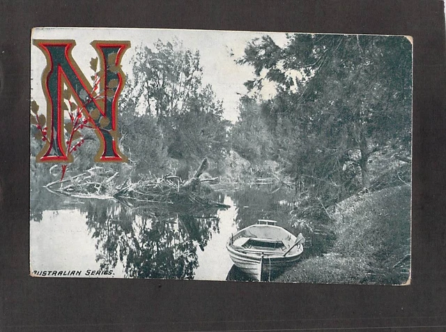 B3997 Australia Series "N" Large Letter PU1907 Adelaide to Mile End postcard