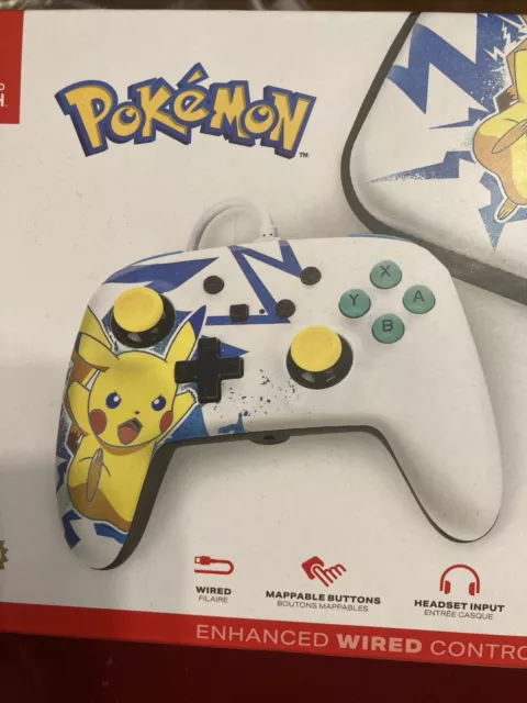 POKÉMON ENHANCED WIRED Controller and Slim Case for Nintendo Switch $22 ...