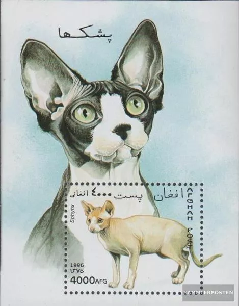 Afghanistan Block91 (kompl.Ausg.) postfrisch 1996 Katzen