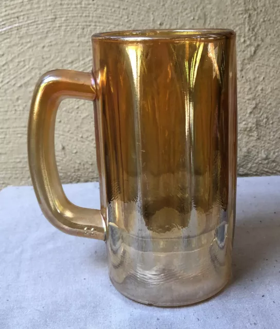 Marigold Carnival Glass  Beer Stein