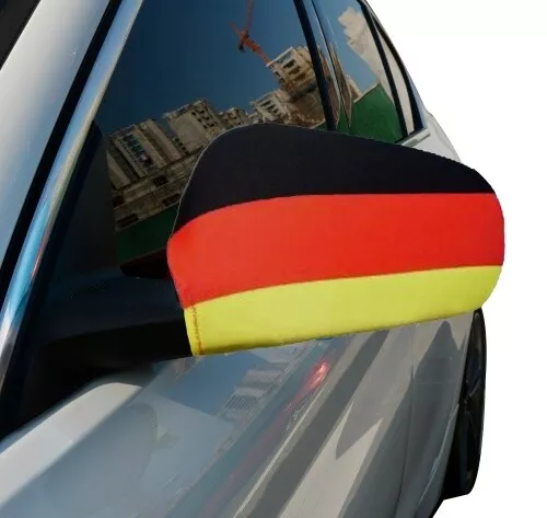 Sonia Originelli Auto Außenspiegel Fahne Set "Deutschland" Germany Bikini Flag .