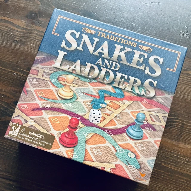 TRADITIONS SNAKES AND Ladders Board Game fun family classic NEW IN BOX