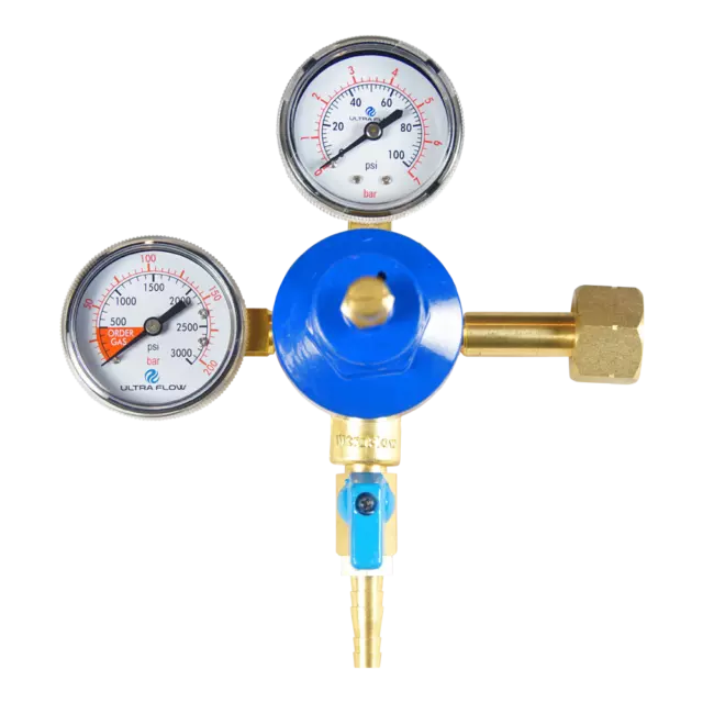 Primary Beer Regulator - Double Gauge High Pressure