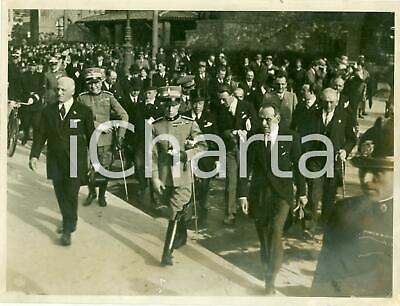 1934 MILANO Duca di BERGAMO Guido JUNG inaugurano Fiera Campionaria *FOTOGRAFIA