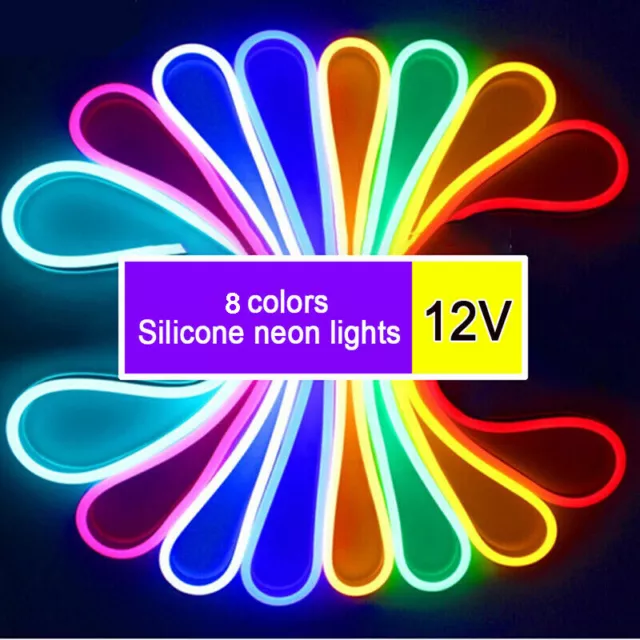 30m 12V Waterproof LED Light Strip Silicone Rope Light for Car Boat Party Decor