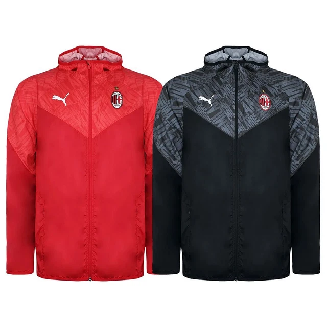 Puma AC Milan 2020/21 Long Sleeve Mens Warmup Football Training Jacket 758633