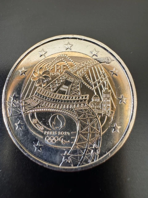 PIÈCE 2 EUROS jo 2024 JEUX OLYMPIQUES DE PARIS 2024 EUR 49,00 - FR