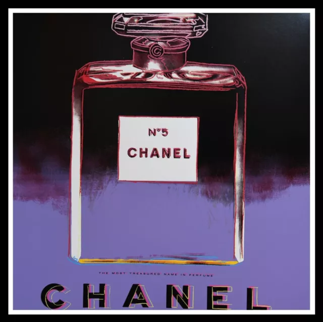 ANDY WARHOL - "CHANEL No.5" -Ads Suite-Trial Proof- SILKSCREEN- 38 x 38"-TOP 10!