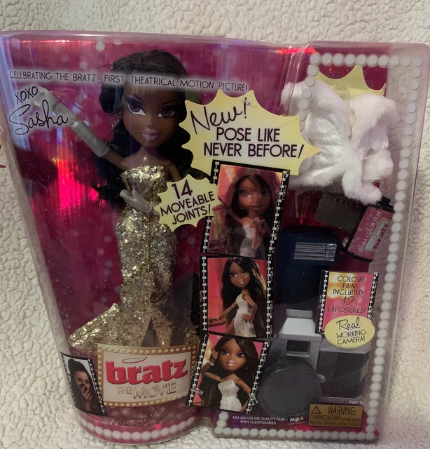 BRATZ THE MOVIE Sasha Doll XOXO with Real Working Camera-New in Box NRFB  $110.00 - PicClick