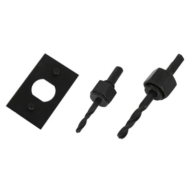 Self Centering Hinge Drill Bit Portable Positioning Hole Drill Bit for Open Hole
