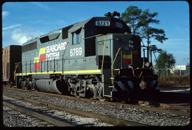Original Rail Slide - SBD Seaboard System 6769 Jacksonville FL 11-22-1986