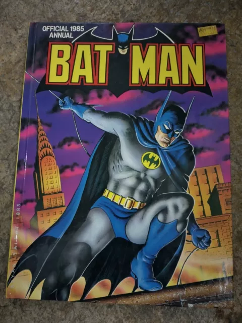 The Official 1985 Annual Batman Hardcover Book Vintage Comic