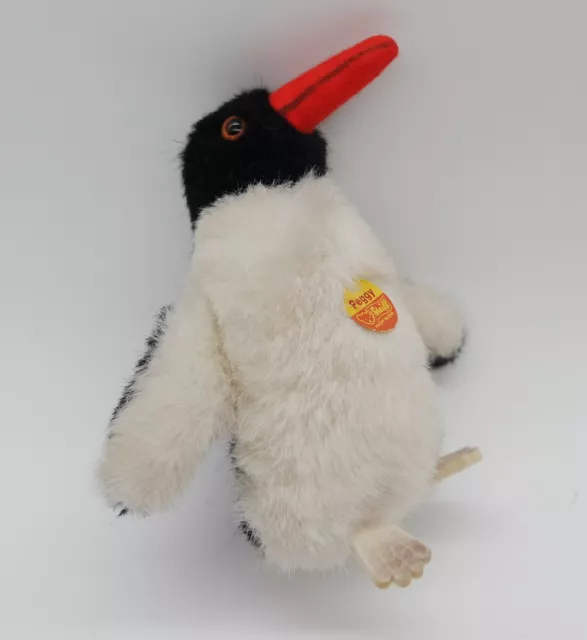 STEIFF Pinguin PEGGY | 2505/12 | Brustschild | Jahr 1985 | Sehr guter Zustand