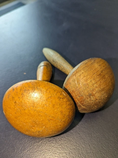 x2 Darning Pilze Vintage
