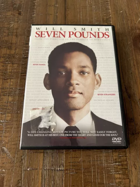 Seven Pounds DVD, Will Smith, Rosario Dawson