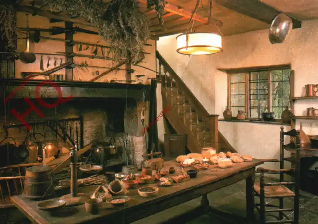 Picture Postcard-:Sulgrave Manor, the Kitchen [English Life]