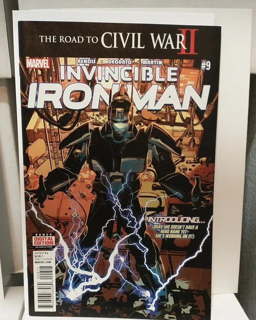 Invincible Iron Man #9 (2016) 1St Printing 1St Full Riri Williams Appearance