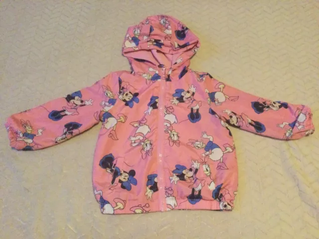 Pep&co Disney Baby Minnie Mouse Pink Windbreaker Jacket Size 86, 18-24 Months