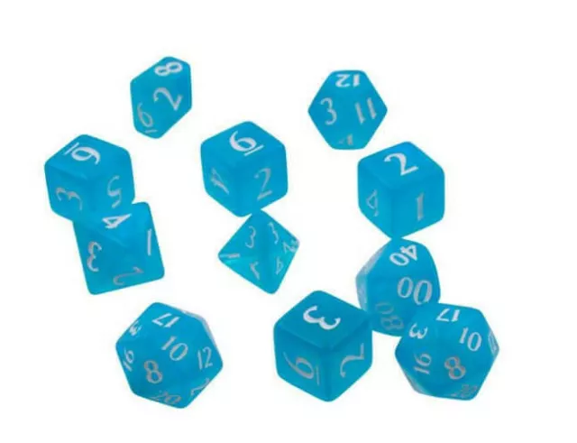 ULTRA PRO Eclipse 11 Dice Set Sky Blue NEW 2