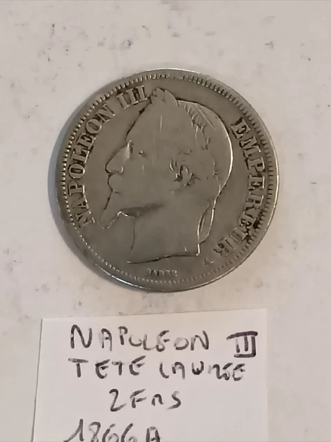 Réplique Pièce 2 Francs Français 1806-1807 Plaquée Argent - Collection, Décoration - 5 Modèles Au Choix