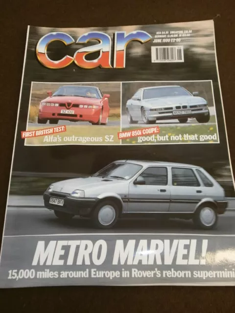 Car Magazine - Metro Marvel - June 1990