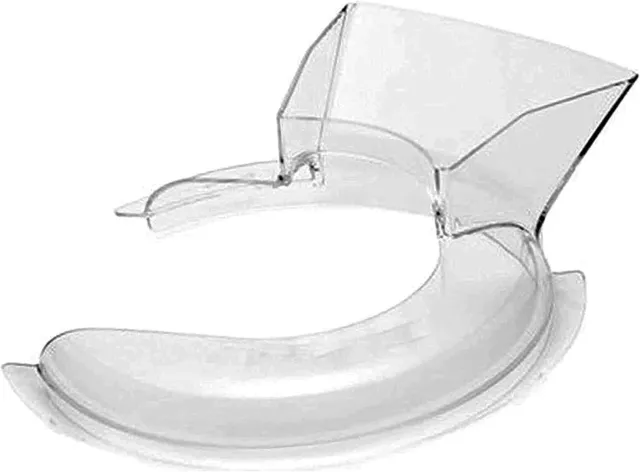 Compatible One-Piece Pouring Shield Guard for KitchenAid KSM500PS KSM450  Stand Mixer