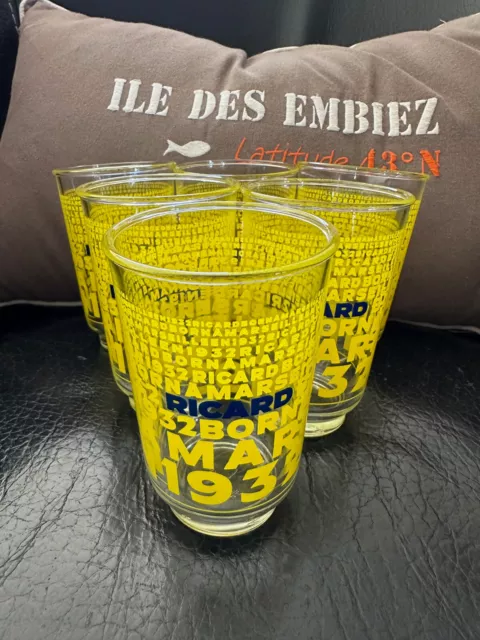 6 verres allongés édition 90 ans Matthieu Lehanneur 27cl