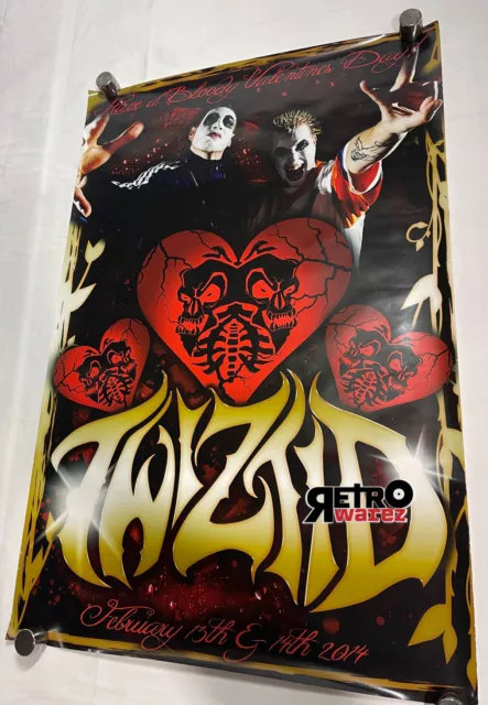 Twiztid - Bloody Valentines Weekend Poster 2014 24x36” Insane Clown Posse MNE