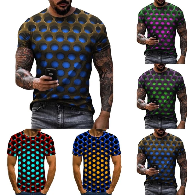 T-Shirt Homme Grand Avec Imprimé Mandala Yin Et Yang - Tribal T-Shirts - Neuf Avec étiquettes