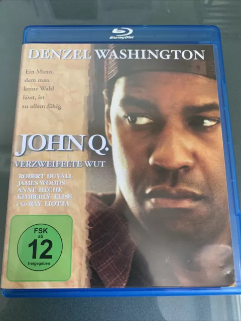 John Q - Verzweifelte Wut - Bluray - Deutsch - Rarität - Denzel Washington - OOP
