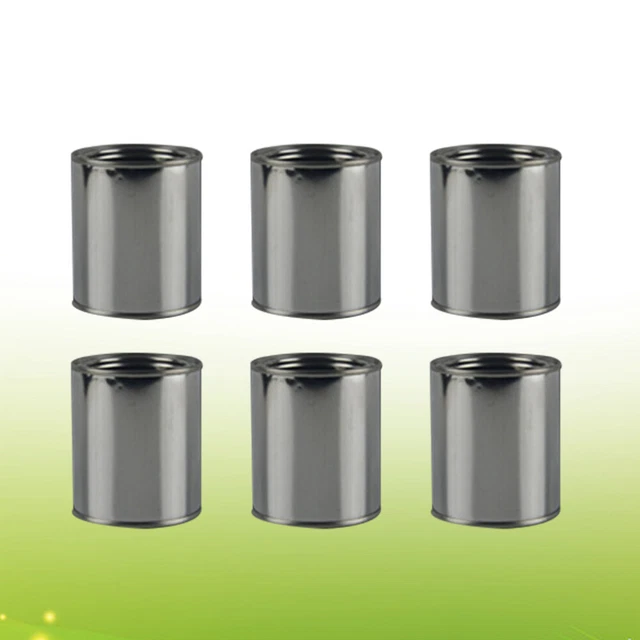 6 PCS INK Storage Can Empty Paint Cans Plastic Containers Tin £16.78