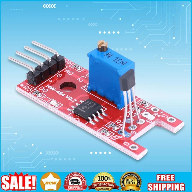 Sensore Magnetico Hall KY-024 Per Arduino - 5 Pezzi Con E-Book, Modulo Lineare Regolabile - Foto 9