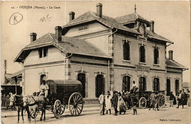 CPA AK OUDJDA - La Gare MAROC (669232)