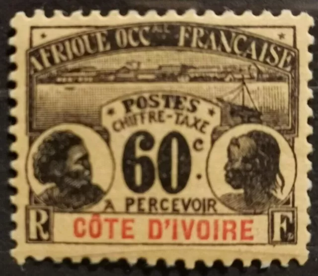 Côte d'Ivoire Scott# J7 * MH 1906-1907