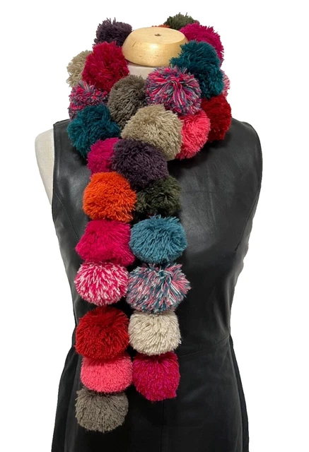 Pom pom scarf accessorize hot sale