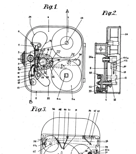 Paillard / Bolex: Alte, antike Filmkamera, Objektiv... - Histor. Infos ab 1922