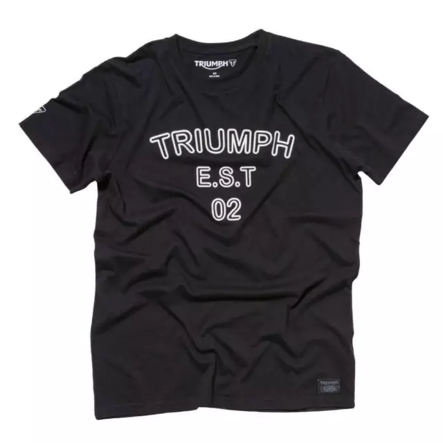 Triumph Sheene Men's Motorcycle Motorbike Tee T-Shirt Black