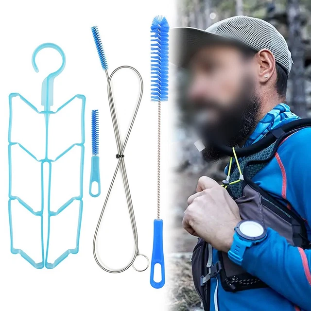 Kit De Nettoyage Pour Vessie D’hydratation – 4 Pièces, Brosses En Nylon Et Support Pliable