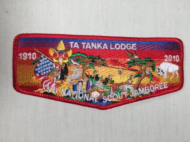 2010 Ta Tanka OA Lodge 141 Council National Jamboree flap BSA JSP Patch