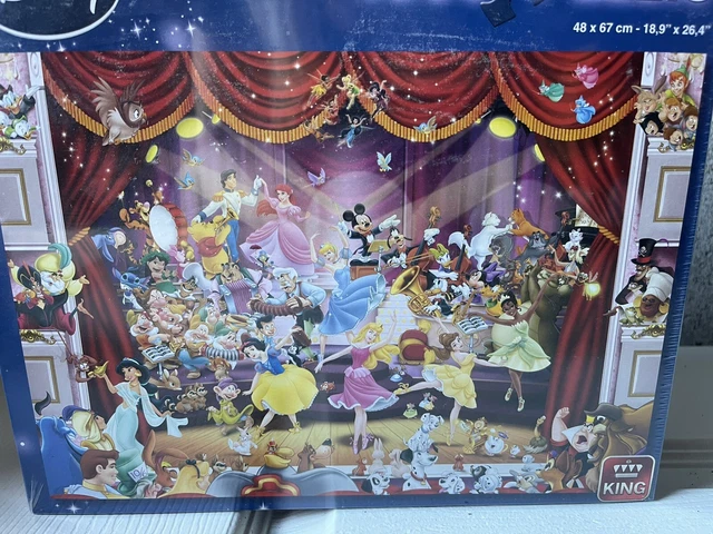 KING DISNEY 1000 Piece Puzzle Various Characters Theatre Dancing 100% ...