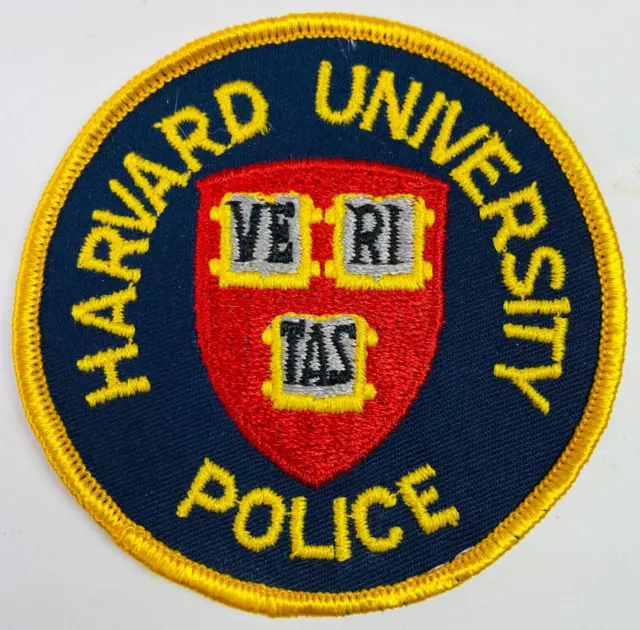 Harvard University Police Cambridge Massachusetts MA 3.5" Patch B1