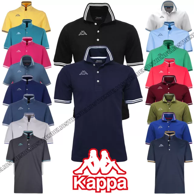 Kappa Logo Maltax 5 Mss Polo Uomo Piquet Cotone T-Shirt Maglia Regular 302Mx50