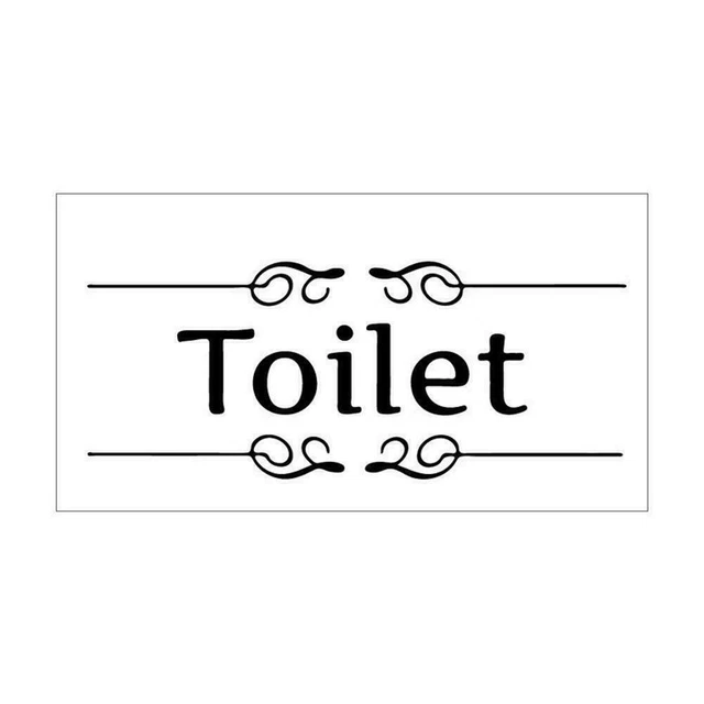 Bedroom Door Sign Self Adhesive Vinyl Sticker Decal Hotel Door Signs
