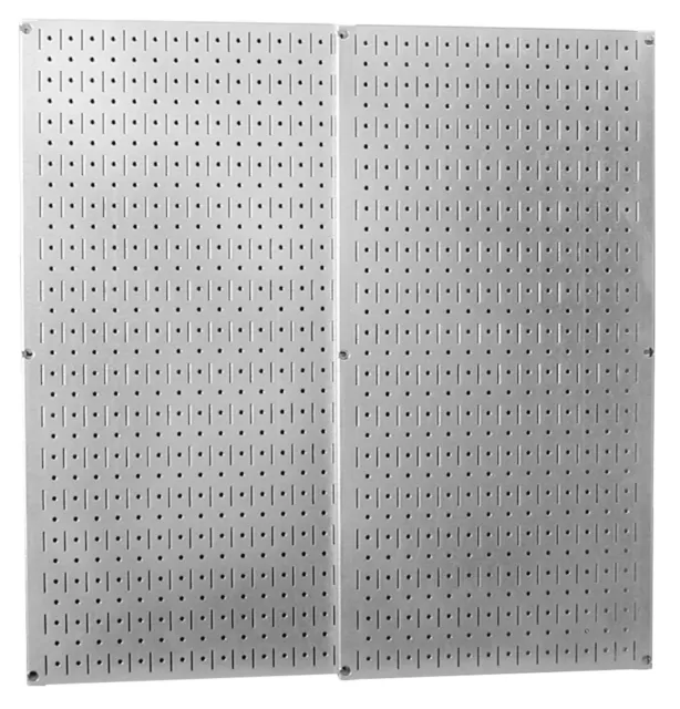 Pegboard Wall Mount Panel Board Steel Metal Garage Storage Organizer Hanger Tool